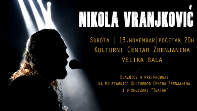 NIkola Vranjković koncert plakat