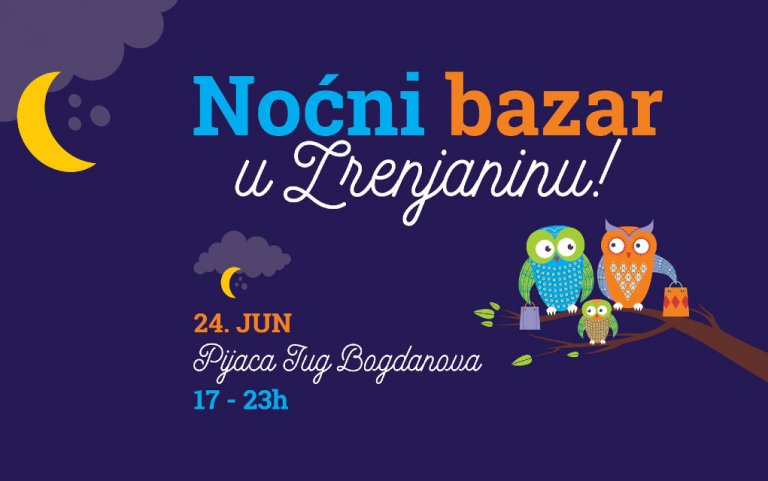 Noćni bazar 24. juna u Zrenjaninu