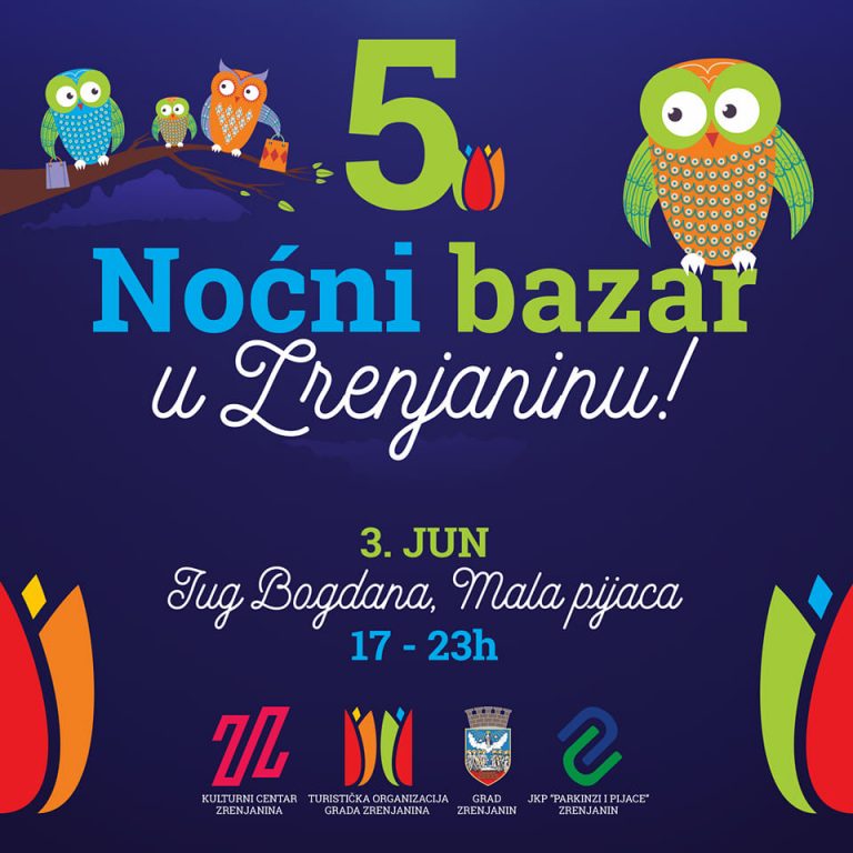 Noćni bazar u Zrenjaninu se pomera za 3. jun