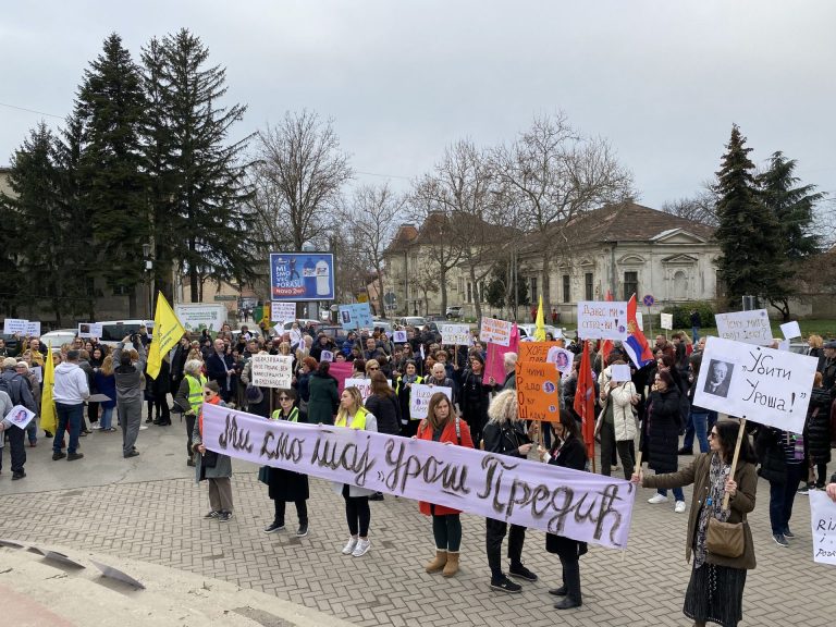 Održan protest ispred školske uprave u Zrenjaninu (AUDIO)