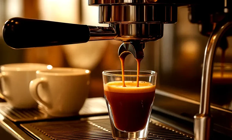 Kafa i krvni pritisak - fotografija espreso aparata